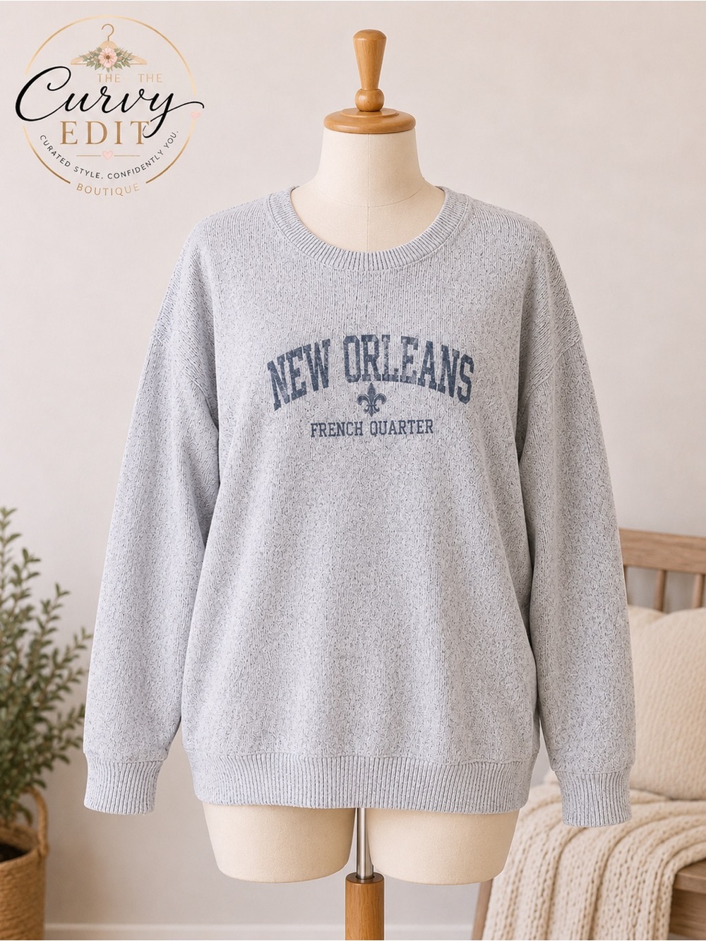 Basix of America New Orleans French Quarter Pullover XL Oversized Fit | 24” P2P